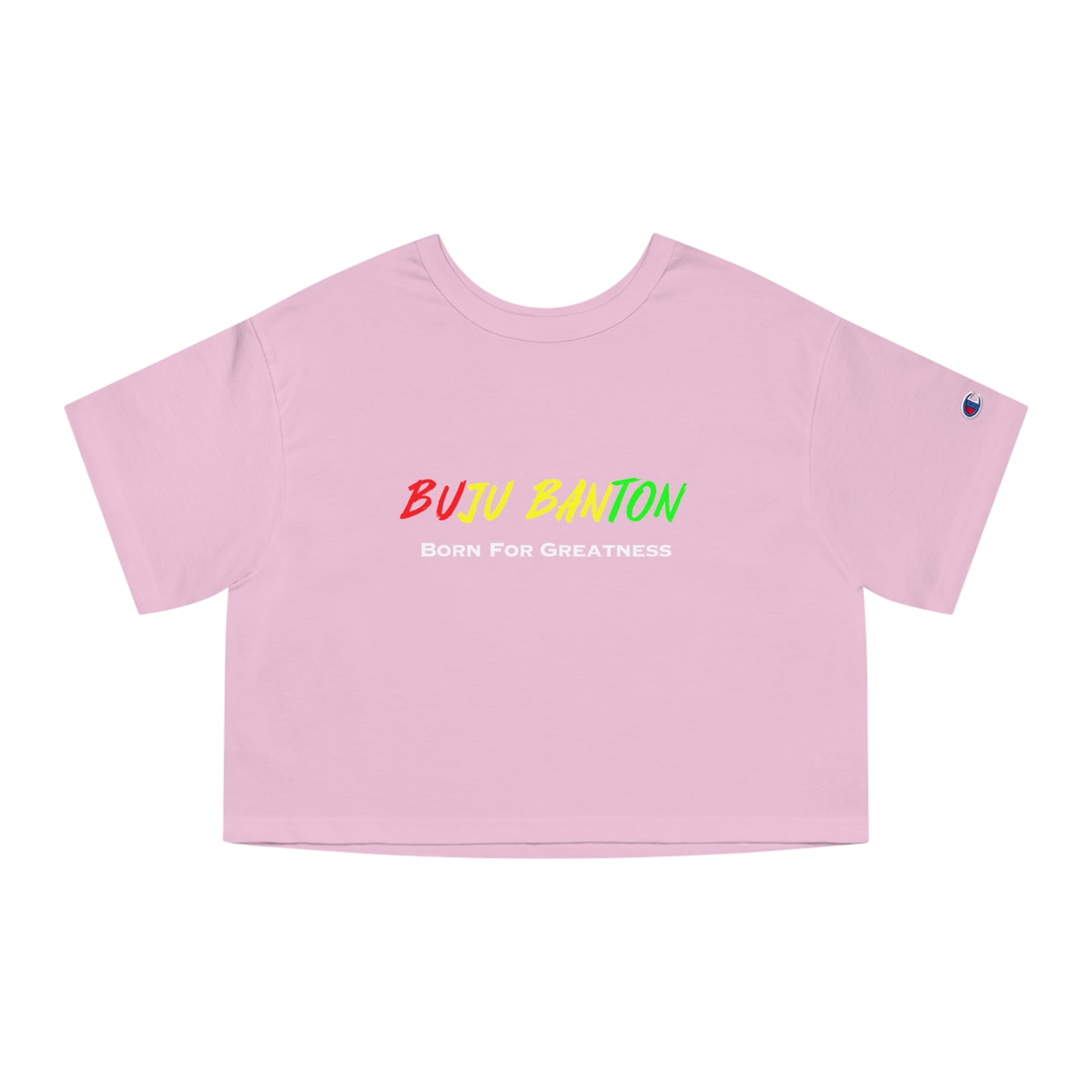 Buju Banton "Born for Greatness" Champion Women’s Heritage Cropped T-Shirt – Iconic Reggae Apparel