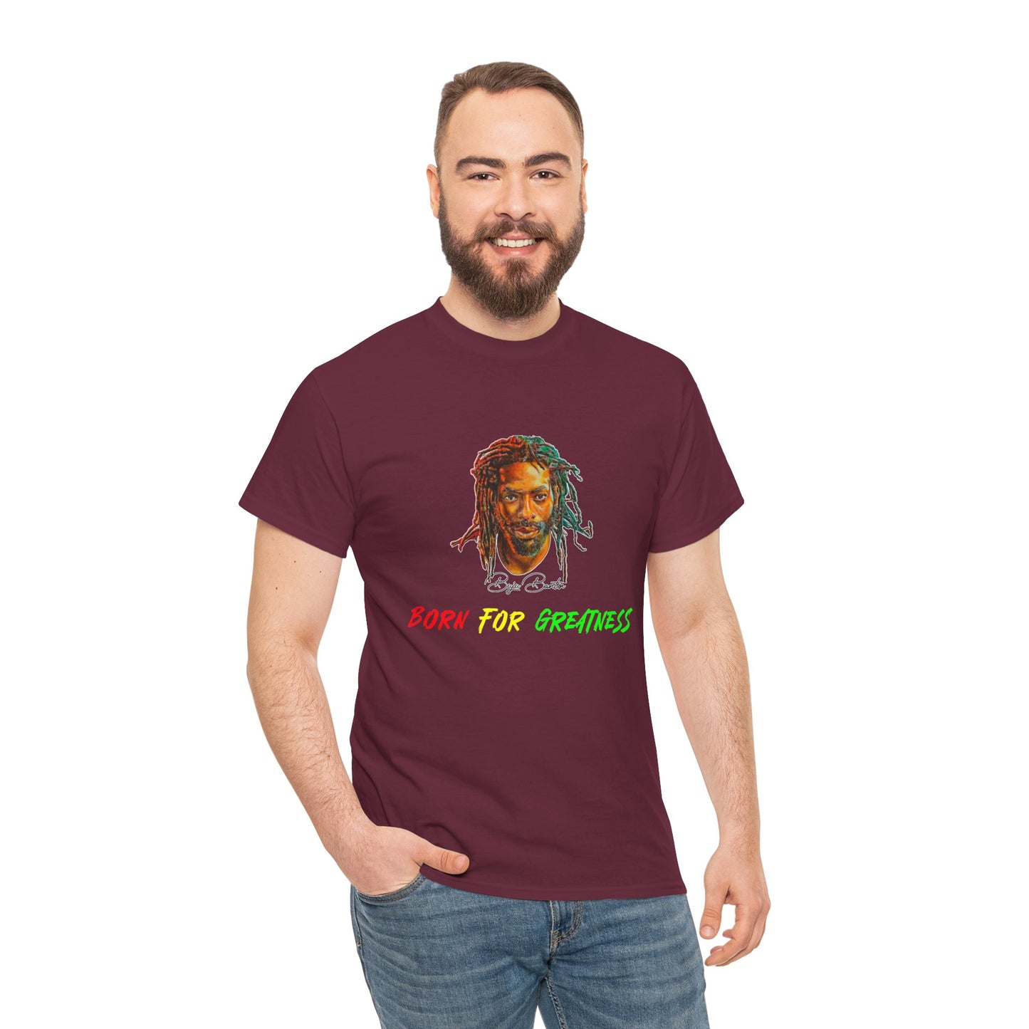 Buju Banton "Born for Greatness" Shirt , Celebrate Reggae Legend with Iconic Apparel , Reggae Music Icon