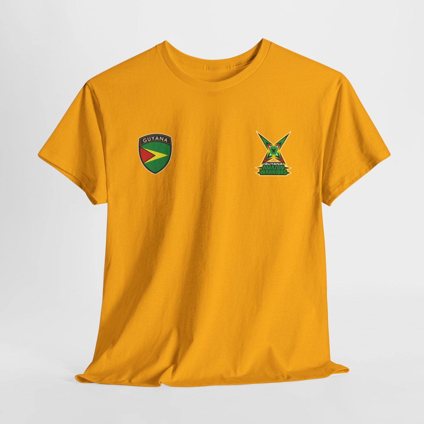 Guyana Amazon Warriors T-Shirt, Double Sided Print CPL Shirt, Cricket Sports Fan Gear , Unisex CPL Cricket Tee, Guyana Cricket, Rush Ship Available