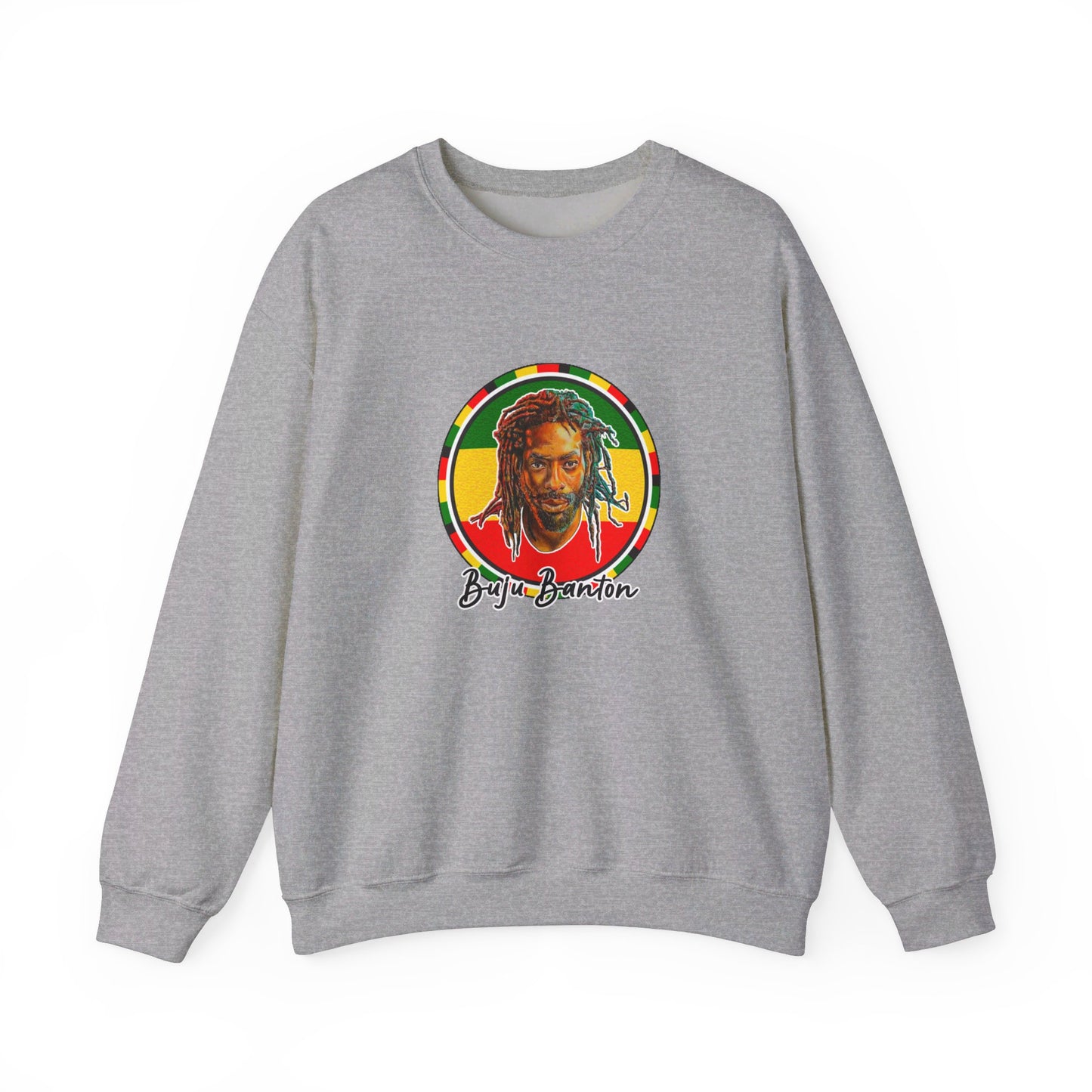 Buju Banton Iconic Sweatshirt - Premium Reggae Merch | Limited Edition Reggae Dancehall Sweater | Buju Old School Dub