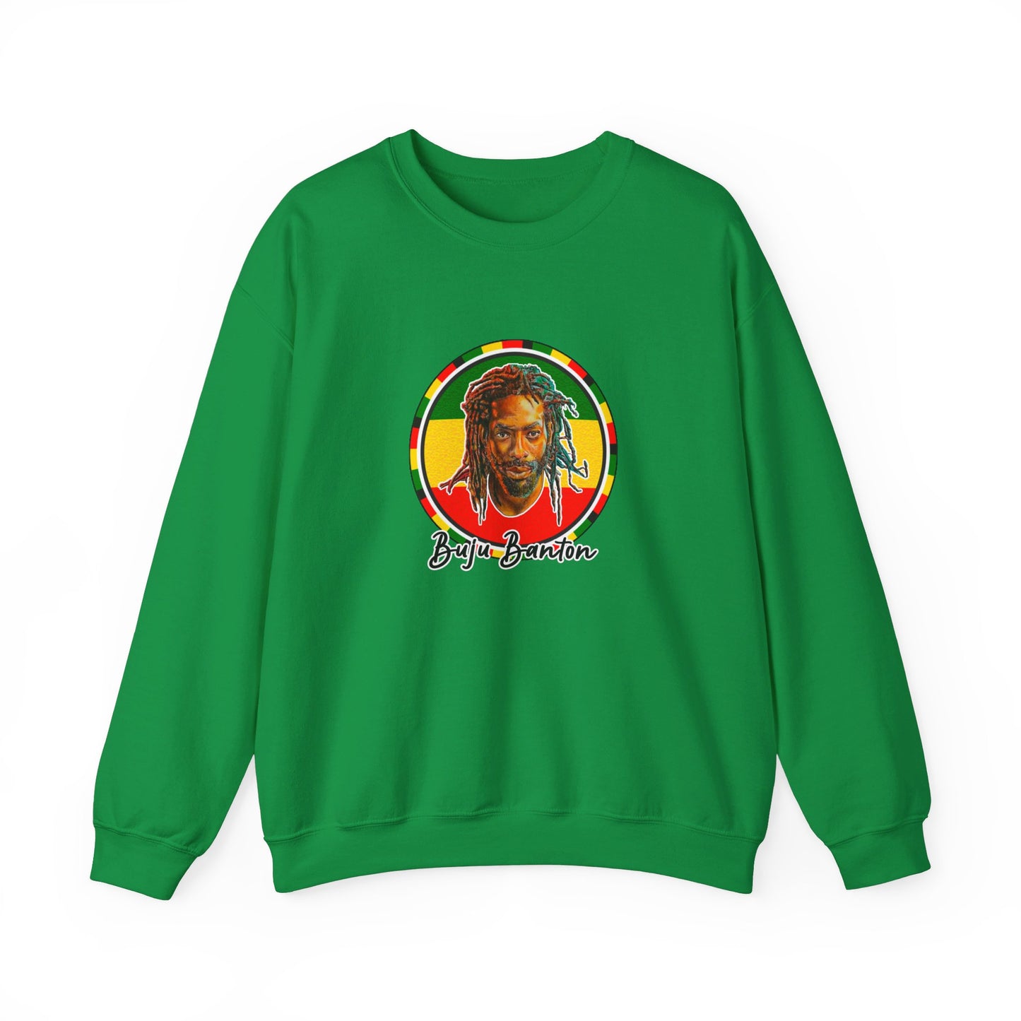 Buju Banton Iconic Sweatshirt - Premium Reggae Merch | Limited Edition Reggae Dancehall Sweater | Buju Old School Dub