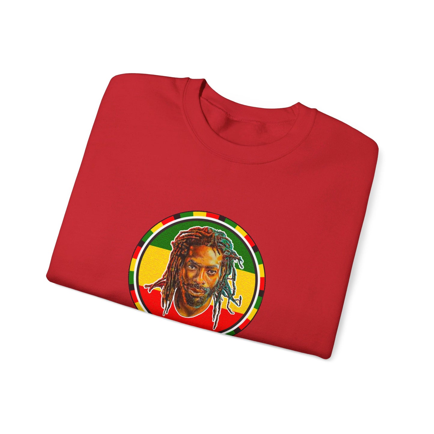 Buju Banton Iconic Sweatshirt - Premium Reggae Merch | Limited Edition Reggae Dancehall Sweater | Buju Old School Dub