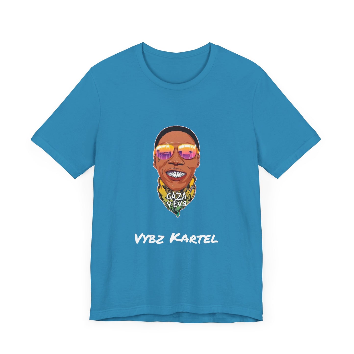 Vybz Kartel World Boss is Free Shirt | Gaza 4 Eva | Bold & Stylish Graphic Tee | Show Your Support for Vybz Kartel | Adidja Palmer Free