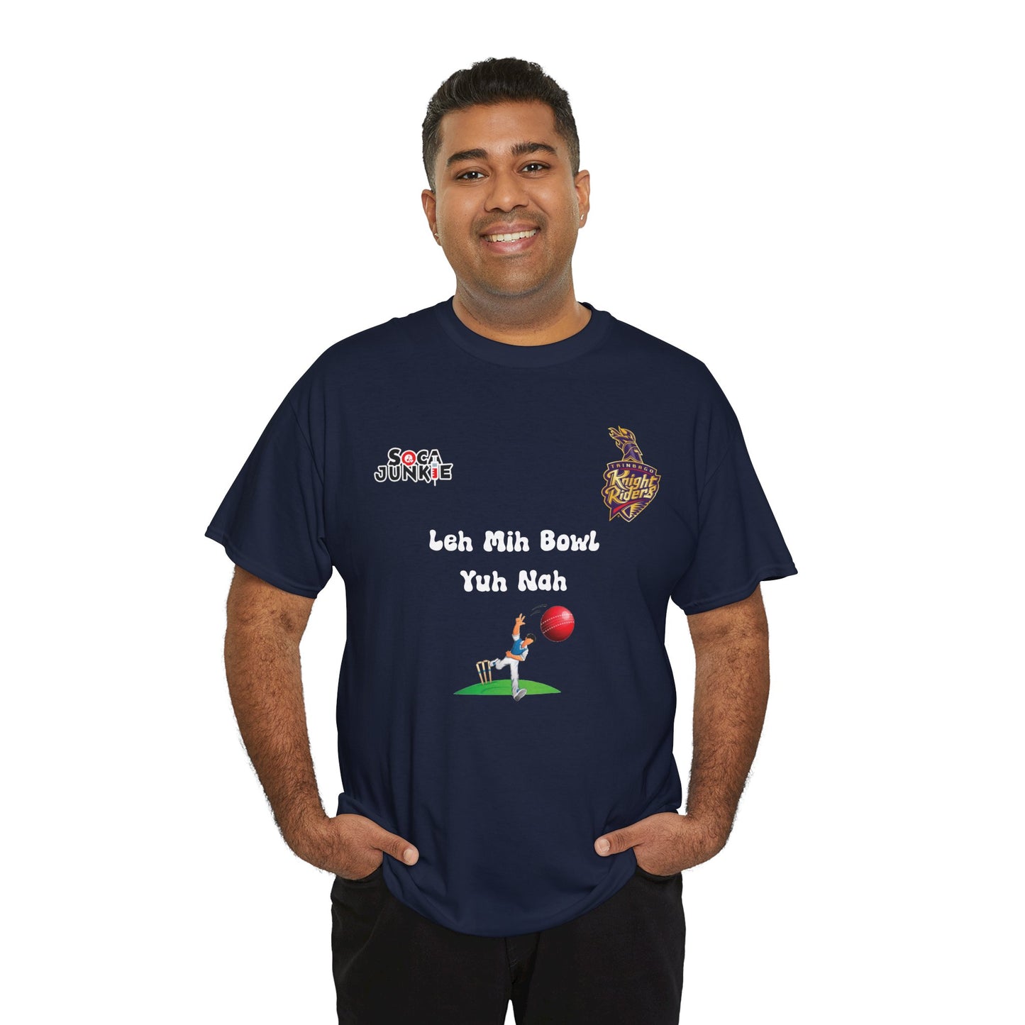 Trinidad Leh Mih Bowl Yuh nah Cricket CPL Shirt , Funny Trinidad and Tobago Cricket Tee, Hunter Drupatee West Indies, Soca Junkie Sport Wear