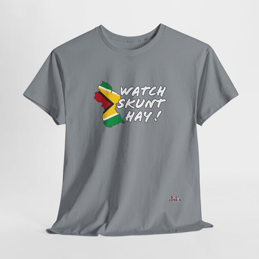 Watch Skunt Hay Guyana Shirt | Unique Guyanese Graphic Tee | Bold & Trendy Design | Perfect for Fans of Guyana Tee Guyanese Lifestyle